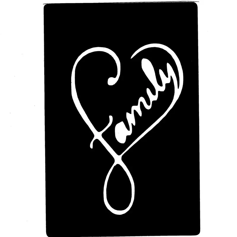شابلون تتو موقت مدل Family 019 مجموعه 2 عددی