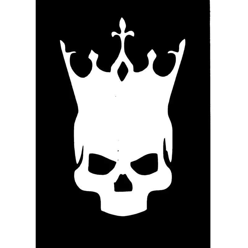 شابلون تتو موقت مدل اسکلت 057 بسته 2 عددی