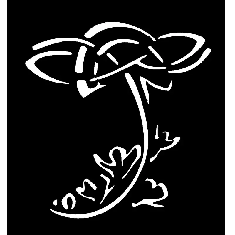 شابلون تتو مدل گل 190 بسته 2 عددی